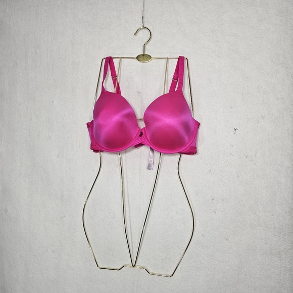 Savage × Fenty Deep Pink Microfiber Underwire T-Shirt Bra 38DD - Picture 10 of 10